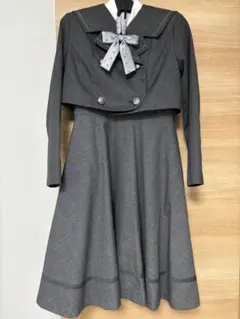 美品】アリサナ 卒服 卒業式 160 セレモニースーツ ルフィナ グレー