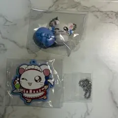 ハム太郎 スイングマスコット ガチャガチャ リボンちゃん　キーホルダー セット