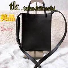 【美品】takeo kikuchiショルダーバッグ2way サコッシュのサムネイル