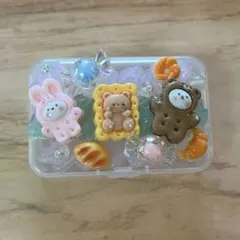 マルチケース　ホイップデコ　くま　ゆめかわ風