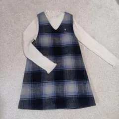 ロペピクニック　キッズ　ジャンパースカート＆リブニットセット【150サイズ】