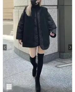 GRLファーベストXキルティングジャケットセット