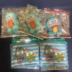 スシロー×はぴだんぶい　ハンギョドン　マスコット　ファスナーポーチ　コラボ限定