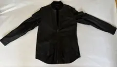 DIESEL 黒レザーアウター ジッパー付き