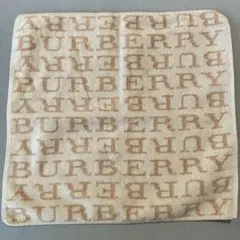 BURBERRY タオルハンカチ ベージュ ロゴ柄のサムネイル