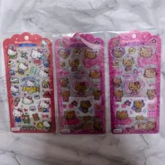 正規品 サンリオ キティ 日焼け ドロップジェリー シール 3点セット