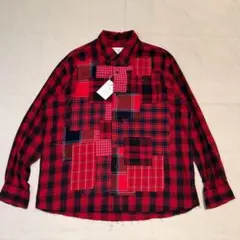 26ss 新品 Rafu ラフ Panel Patchwork Shirtのサムネイル