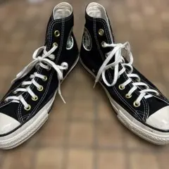 Converse All Star ブラック ハイカット　箱あり　25