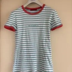 MAX&Co. ボーダーTシャツ グリーンのサムネイル