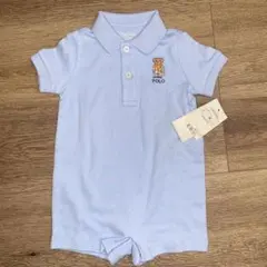 Polo ベア ソフト コットン ポロ ショートオール