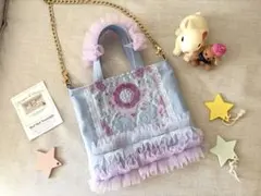 ジョリーフルール✨モフモフ✨ミニショルダートート