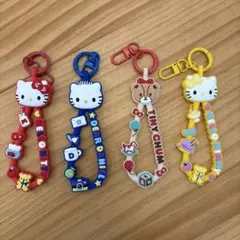 サンリオキャラクター大賞　ラバーコードキーホルダー キティ