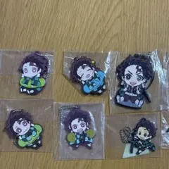 鬼滅の刃 竈門炭治郎　ラバーストラップ　アクリルキーホルダー　ジャンプ特典