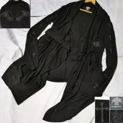 希少品 HYDE 2019 黒ミサ×h.NAOTO カーディガン L ブラックのサムネイル