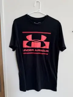 アンダーアーマー 半袖Tシャツ 黒×ピンク MD メンズ トレーニングウェア