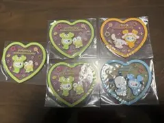 TWICELOVELYS ×サンリオ コラボ クリアラバーコースター 5枚セット