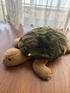 Steiff 068485 タートル 亀 カメぬいぐるみ インテリア プレゼント Slo Tortoise, 8 in, khaki - undefined