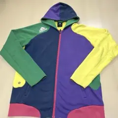 adidas アディダス　古着　マルチカラージャケット　ジャージのサムネイル