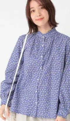 studioCLIP ほぼ未使用美品シングルガーゼ襟フリルブラウス 24時間配送