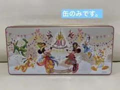 ディズニーリゾート 40周年 チョコレートカバークッキー缶