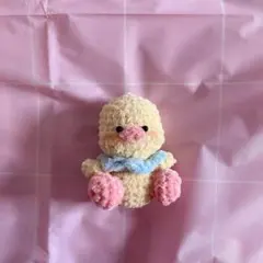あみぐるみ ひよこ キーホルダー ハンドメイド