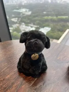 フェアモント東京　黒い犬　ぬいぐるみキーホルダー ノベルティ