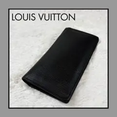 ルイヴィトン LOUIS VUITTON エピ 長財布 黒 ブラック 二つ折りのサムネイル