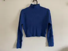 GRL 青 ニットセーター Mサイズ