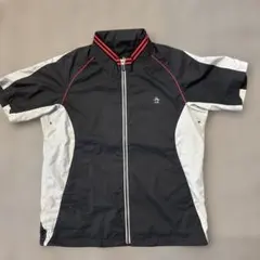 Munsingwear メンズ ゴルフ 半袖 ジャケット ブラック