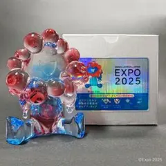 【未開封品】EXPO2025 ミャクミャク　クリアフィギュア / レッド×ブルー