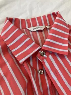 Marimekko ストライプ柄 長袖シャツ　ヨカポイカのサムネイル