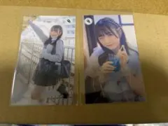 きゅーすとラッフルくじ　ラブトレ衣装 梅田みゆ H賞　クリアカード