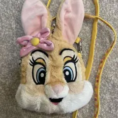 ディズニー　ミスバニー　ぬいぐるみパスケース