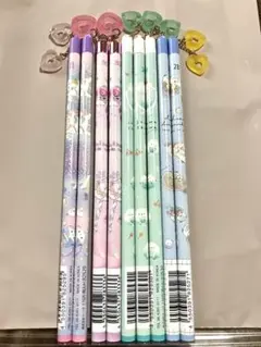 チャーム付き2B鉛筆 9本セットのサムネイル