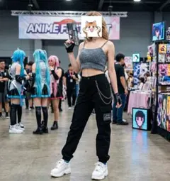 【撮影用の服】 シャギーニット キャミソール - グレー/ふわふわ・可愛い