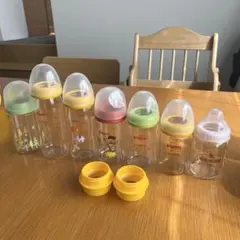 ピジョン☆母乳実感 哺乳瓶　7本　アタッチメント付き
