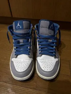Nike Air Jordan 1 グレー/ブルー ハイカット