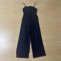 UbySPICK&SPAN ダークブルー キャミソール サロペット