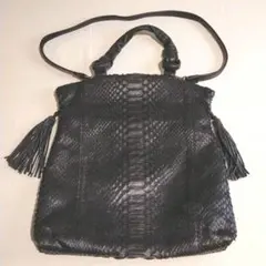 IBIZA　イビザ　パイソン　蛇革　エキゾチックレザー　バッグ　鞄　ショルダー