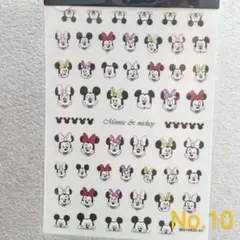 ネイルシール　ミッキー　ミニー・マウス　Nailsticker No.10