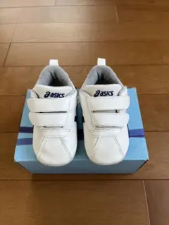 アシックス　スクスク　14.0cm　白　使用品