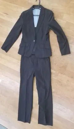 黒パンツスーツ上下セット
