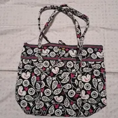 Juicy Couture ピンクタグ 紺メッセージ入赤リボントートY2K - メルカリ