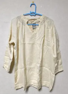 新品未使用 studio CLIP 長袖ブラウス