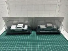 日産 スカイライン 2000GT-R KPGC10 ミニカー 2台　1/43