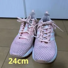 adidas ピンク スニーカー 24.0cm