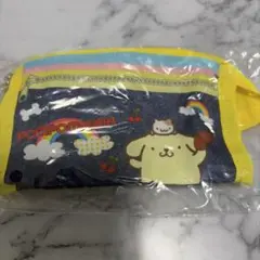 サンリオ ポムポムプリン デニムペンケース風ポーチ