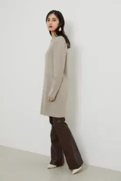 rienda　リエンダ　フェイクレザーパンツ　ブーツカット　ブラウン　ZARA