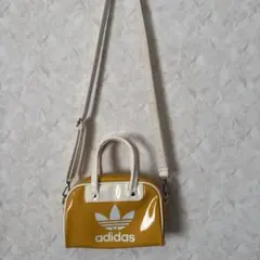 アディダス ミニ　ボウリングバッグ ショルダーバッグ イエロー adidas