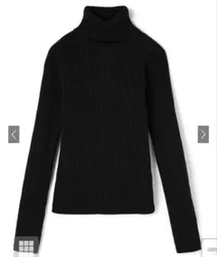 GRL タートルネックリブニットトップス